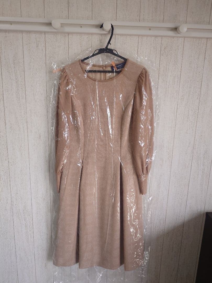 【美品】エムズグレイシー長袖 ワンピース40