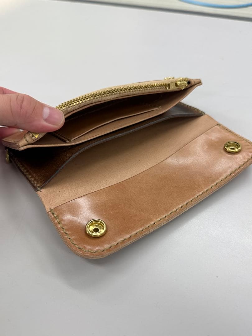 トラッカーウォレット長財布 コードバン（新喜皮革レザー）