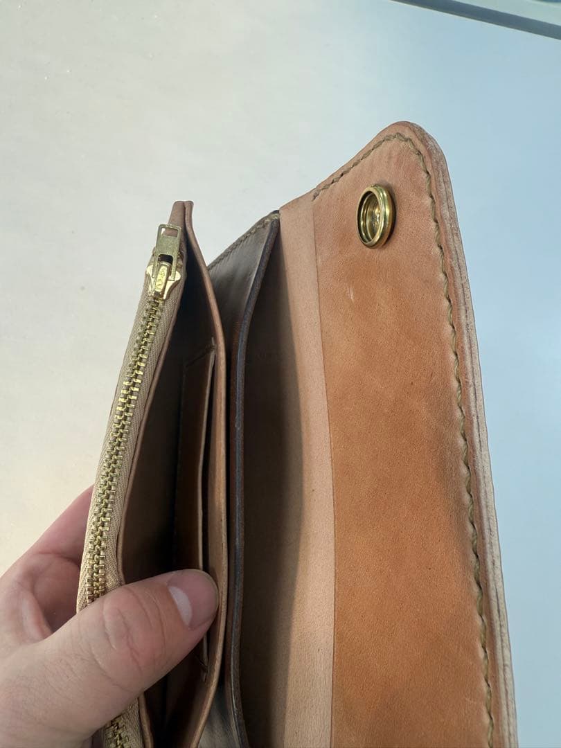 トラッカーウォレット長財布 コードバン（新喜皮革レザー）