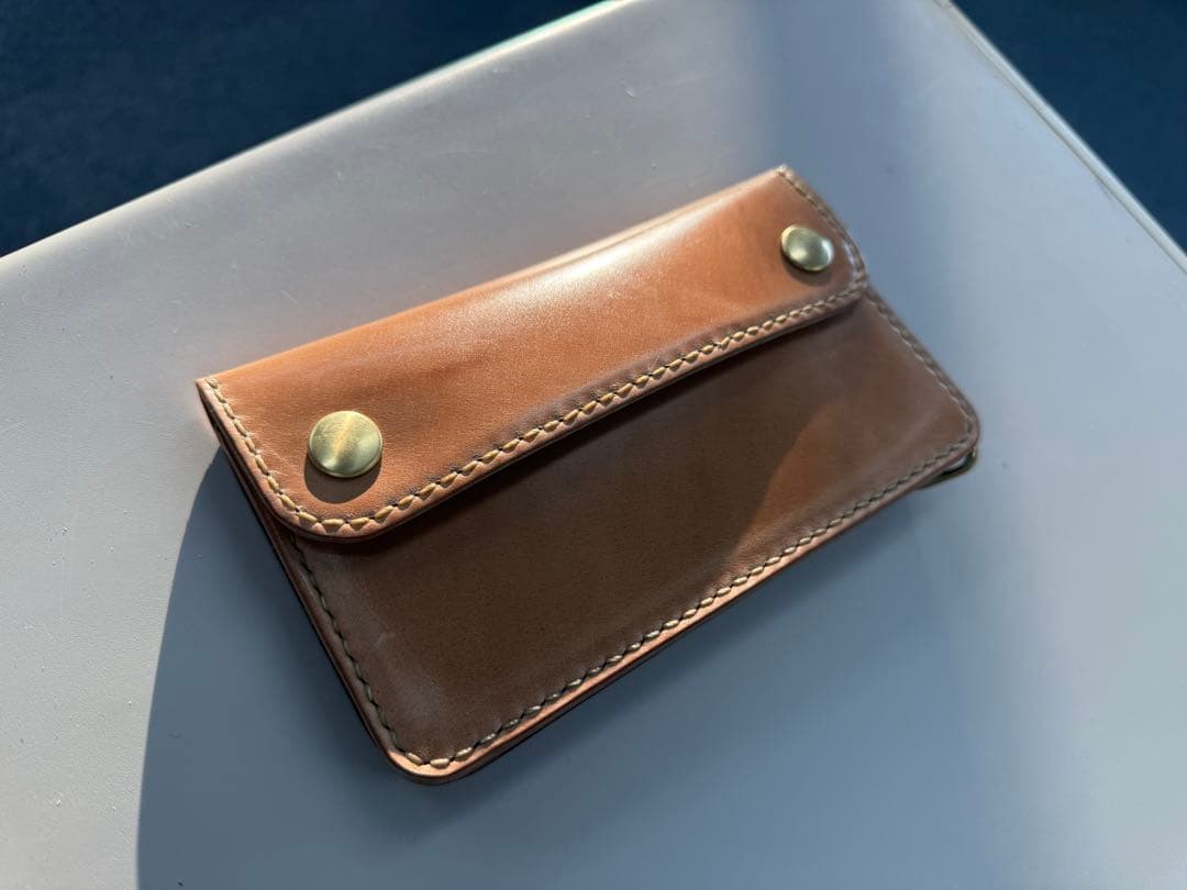 トラッカーウォレット長財布 コードバン（新喜皮革レザー）