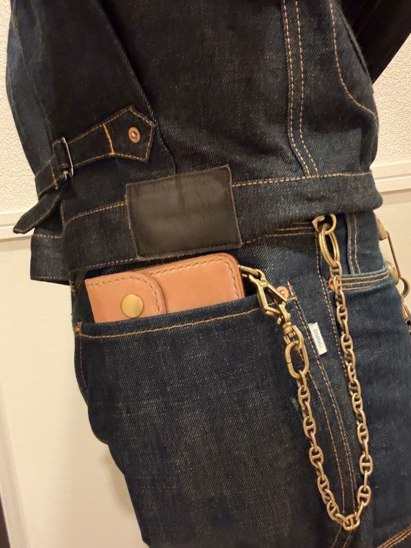 トラッカーウォレット長財布 コードバン（新喜皮革レザー）