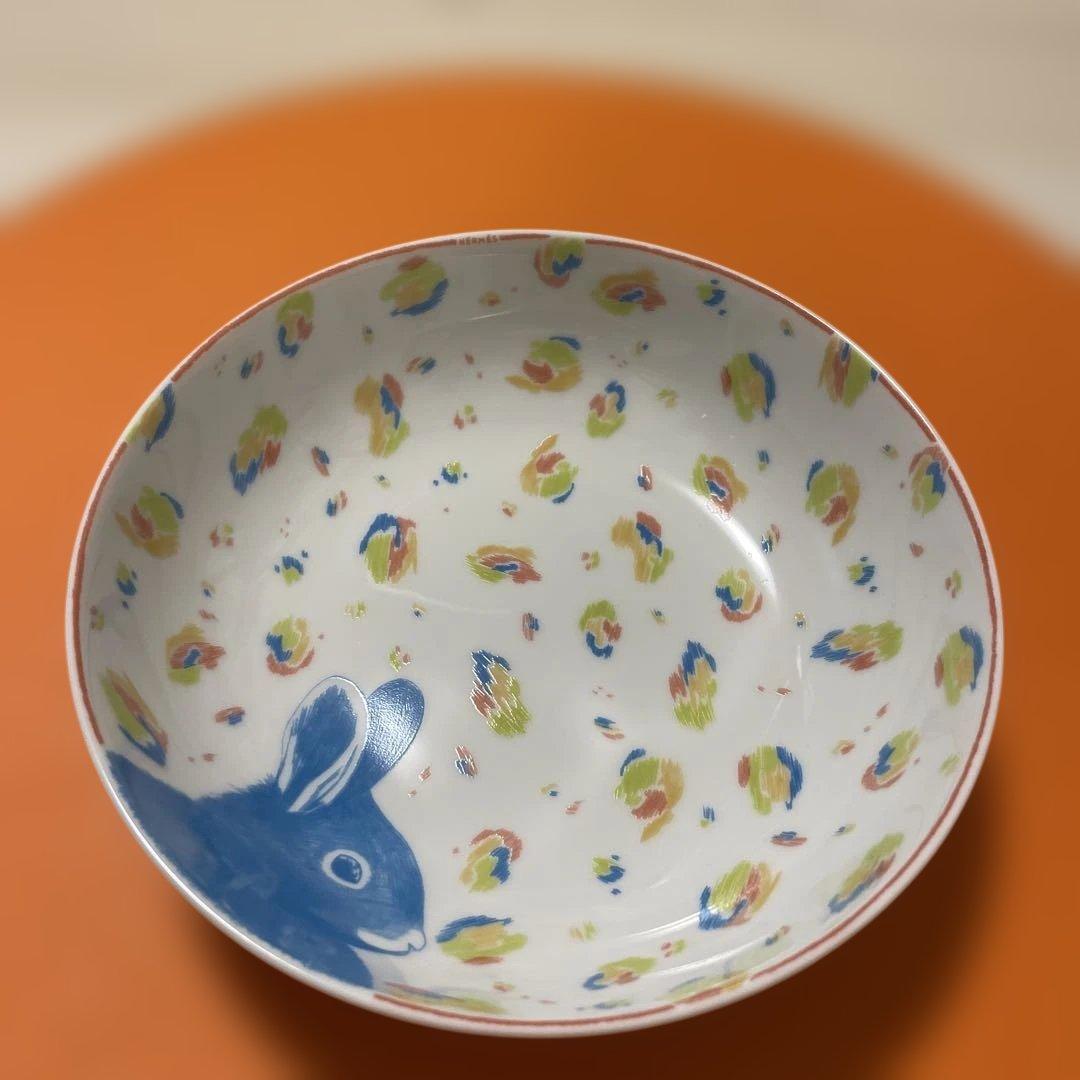 くーま❗️ かわいいパンダ　HERMES パスパス ベビー食器3点セット