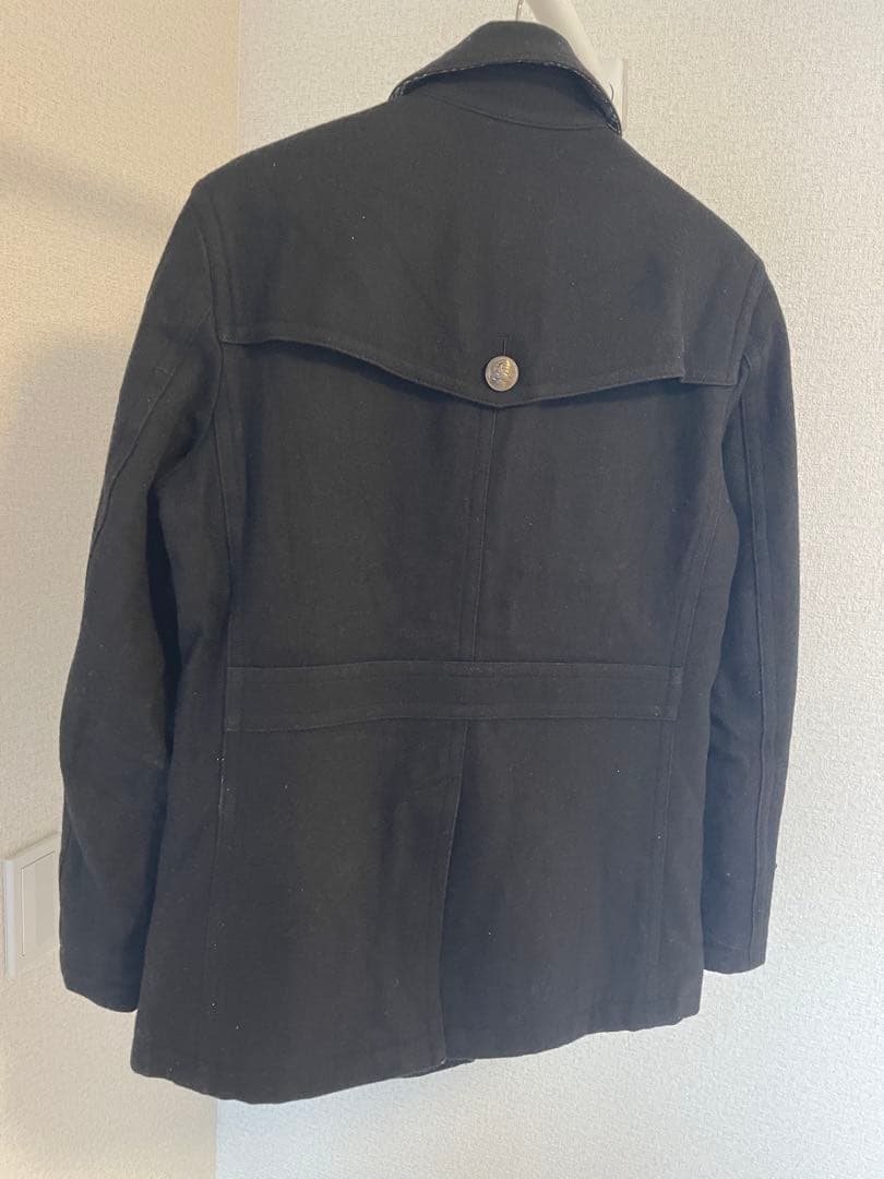 BURBERRY BLACK LABEL 黒 ピーコート