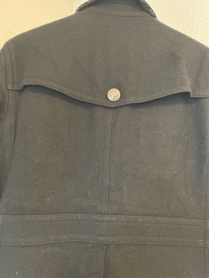 BURBERRY BLACK LABEL 黒 ピーコート