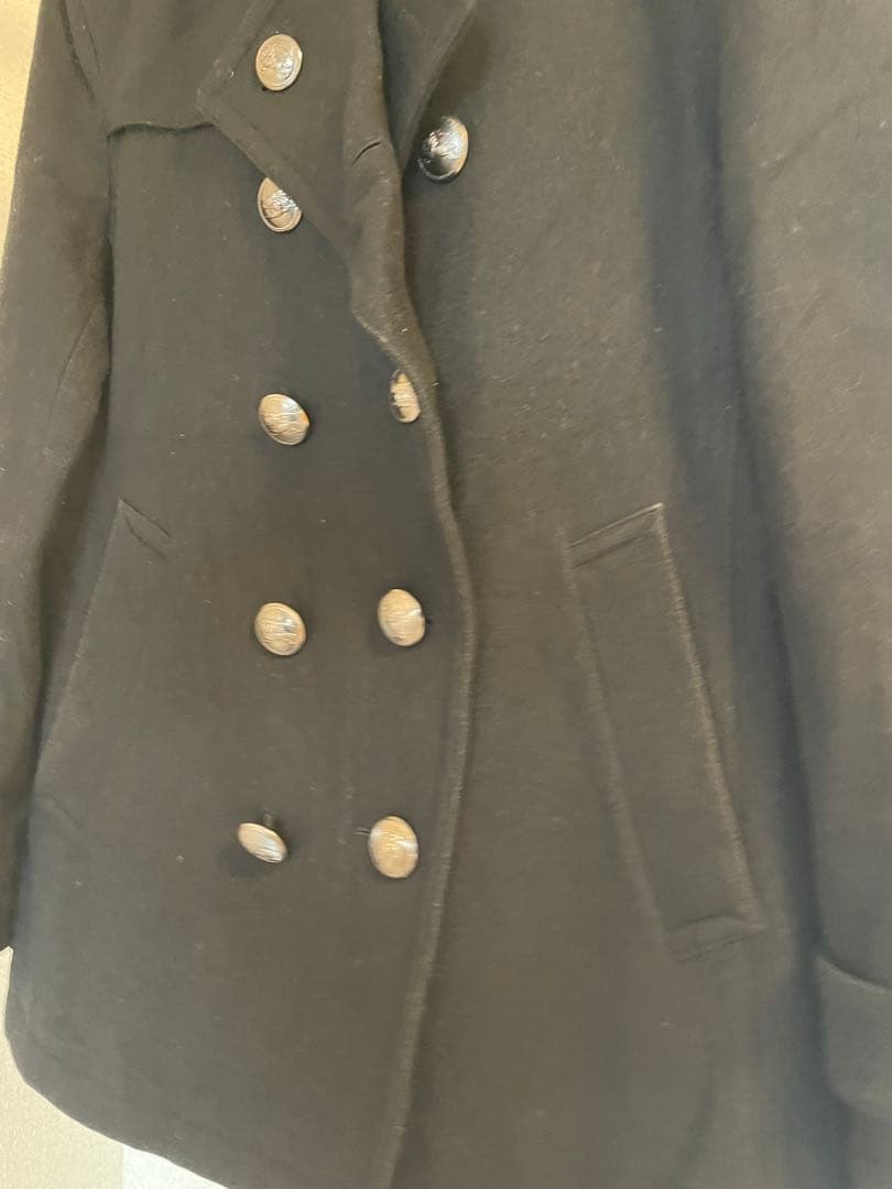 BURBERRY BLACK LABEL 黒 ピーコート