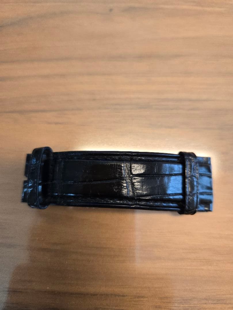 IWC 純正 ポルトギーゼ 黒レザーベルト 箱付き Dバックル用 20mm