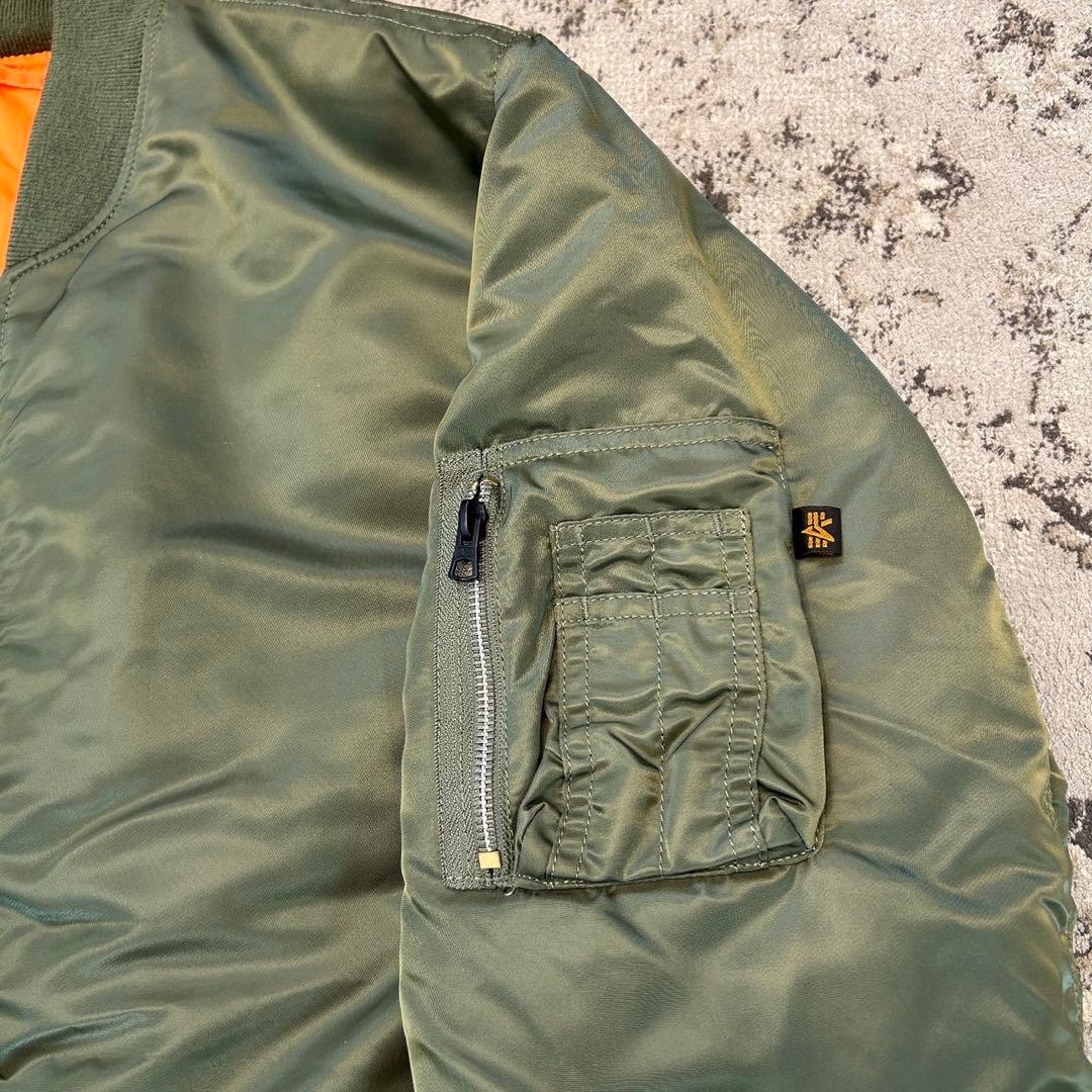 ALPHA IMDUSTRIES MA-1 アルファ　フライトジャケット L