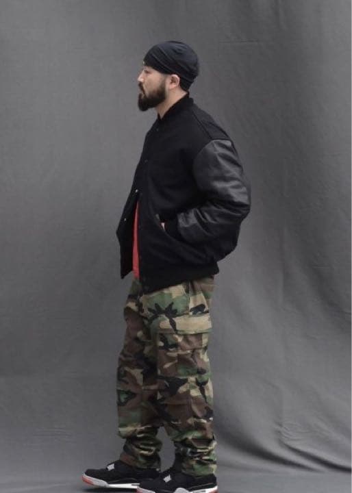 ジャケット・アウター Game Sportswear Varsity Jacket black