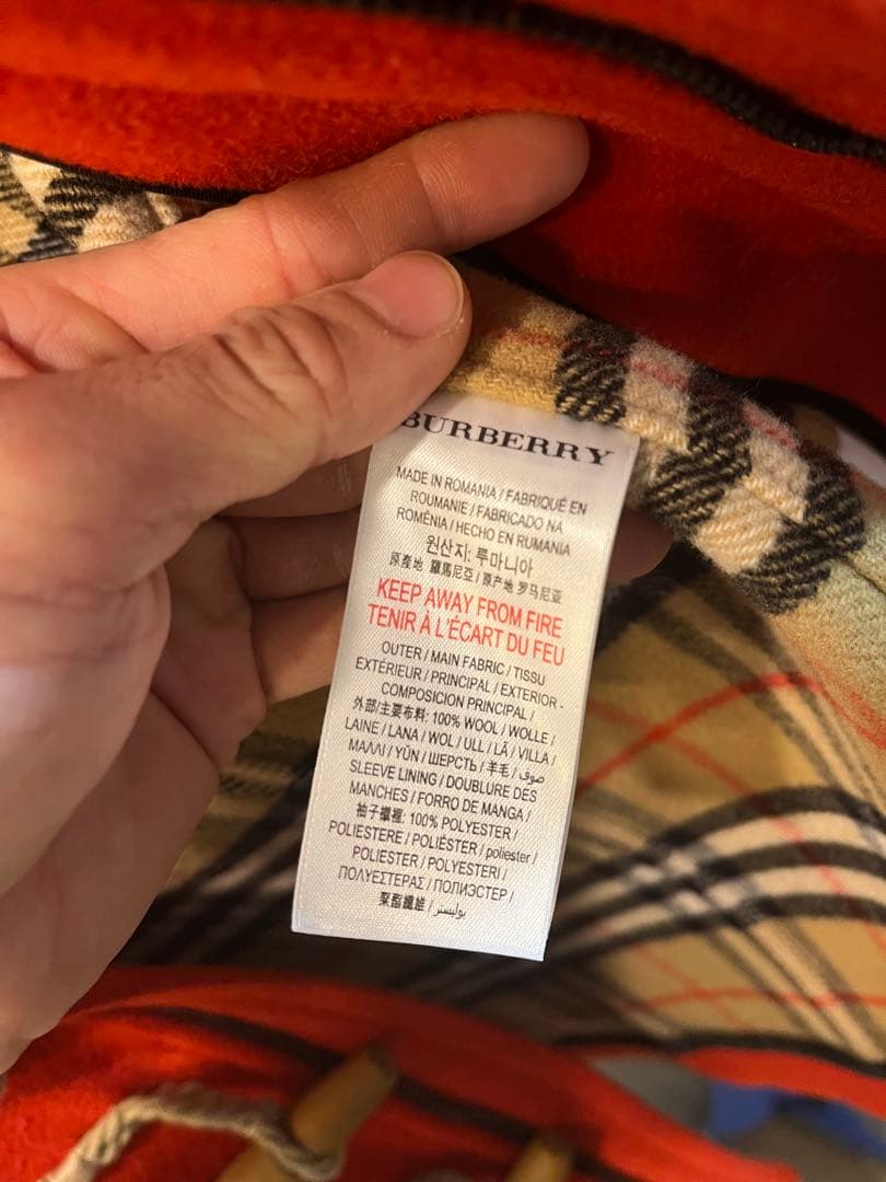 美品　バーバリー　子供コート　110cm 4Y