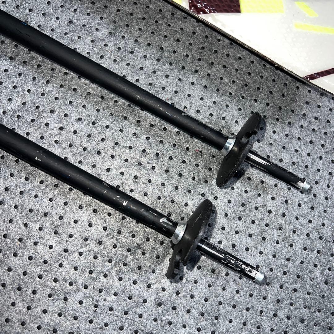 3回使用 スキー板 HEAD V-SHAPE V1 130cm ストック付