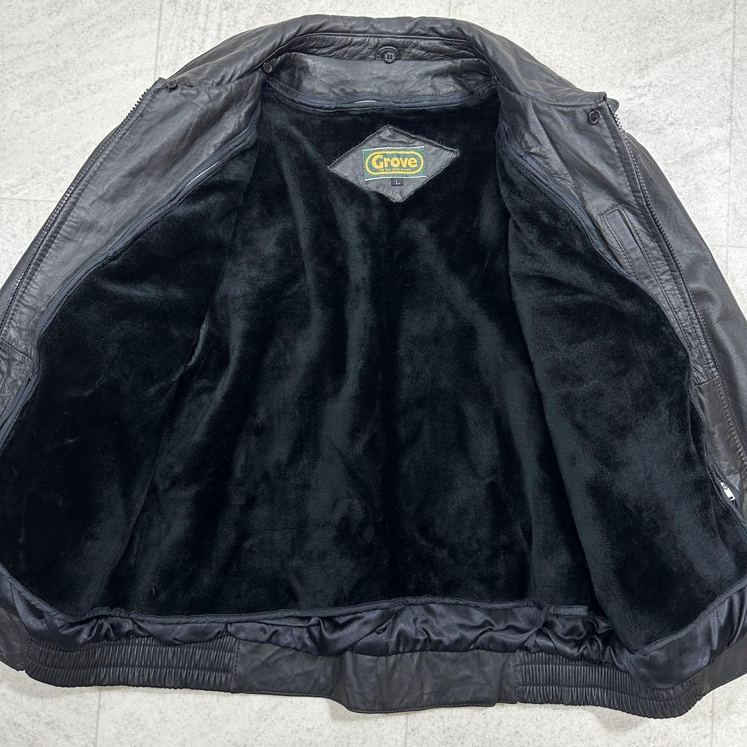 た*け様 美品【vintage】A-2 フライトジャケット 牛革 レザー インナ