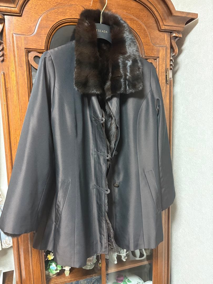 美品レリアン 13➕毛皮インナー付きコート