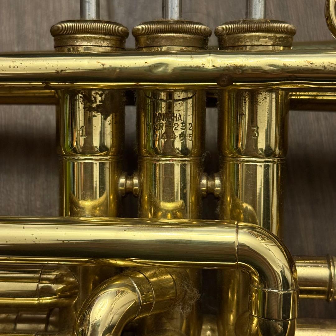 YAMAHA トランペット YCR-232 管楽器 ケース付 現状品