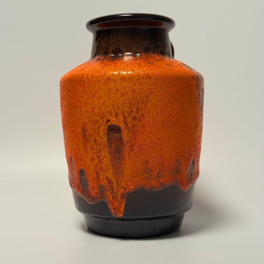 【Carstens】20cm fat lava ファットラバ ビンテージ 花瓶