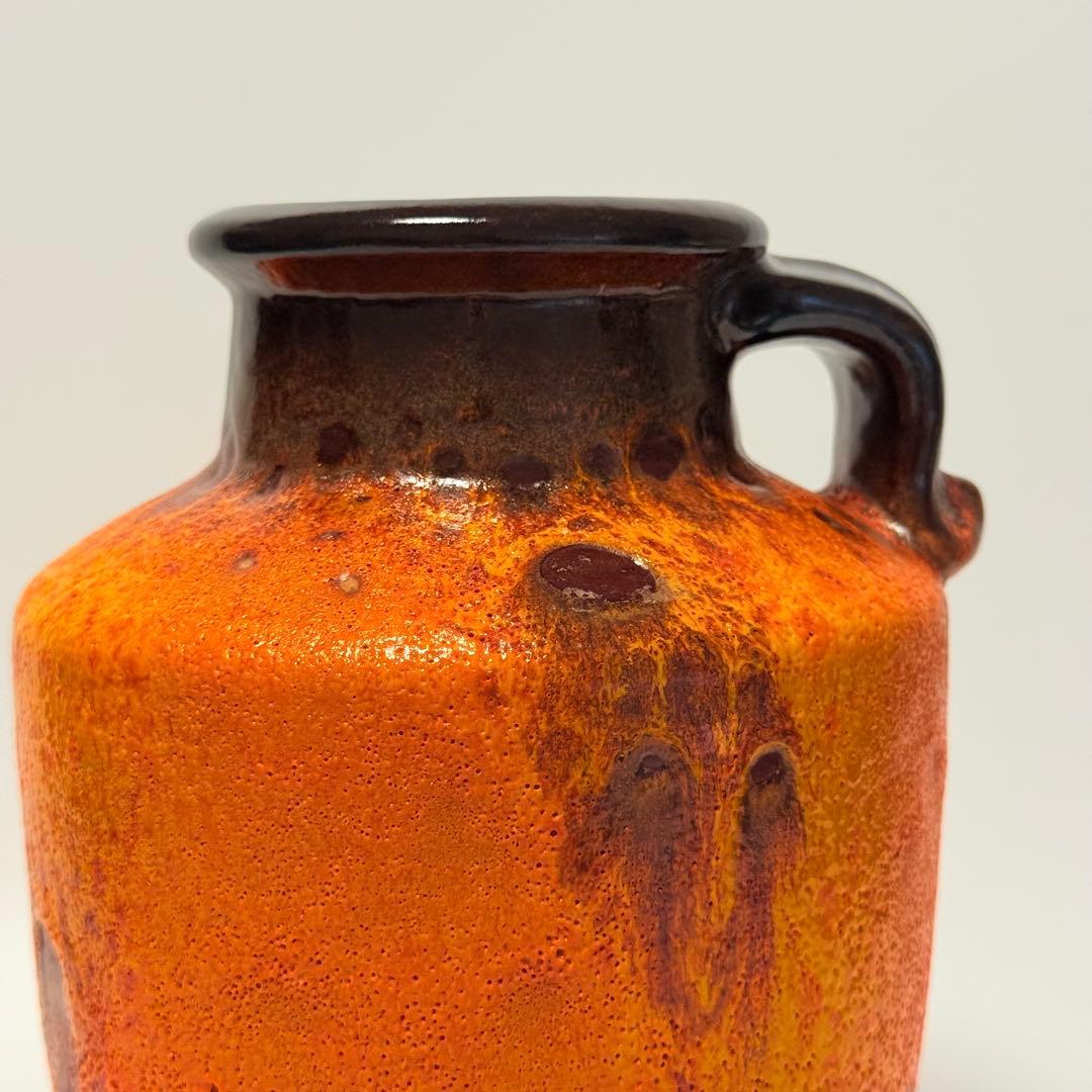 【Carstens】20cm fat lava ファットラバ ビンテージ 花瓶