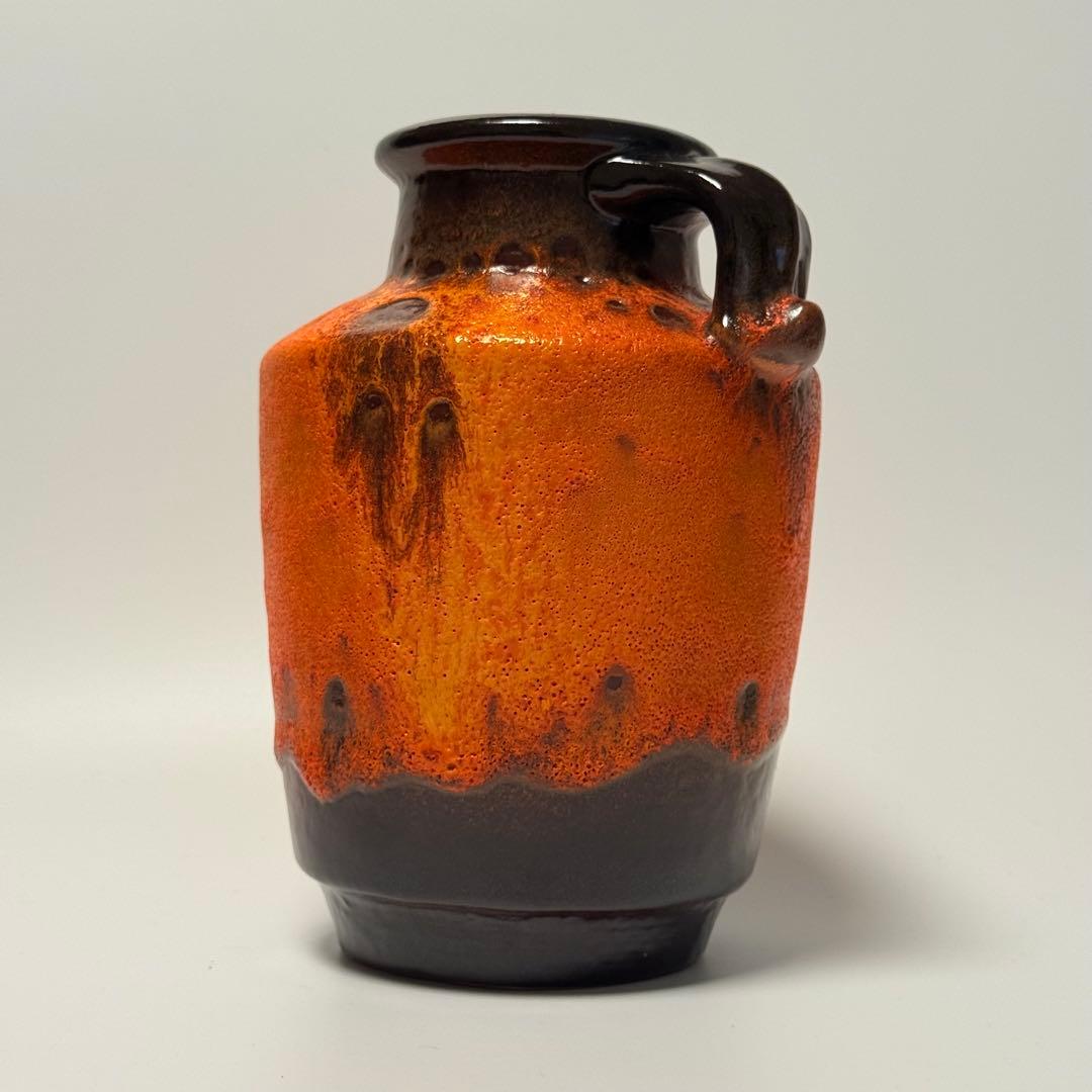 【Carstens】20cm fat lava ファットラバ ビンテージ 花瓶