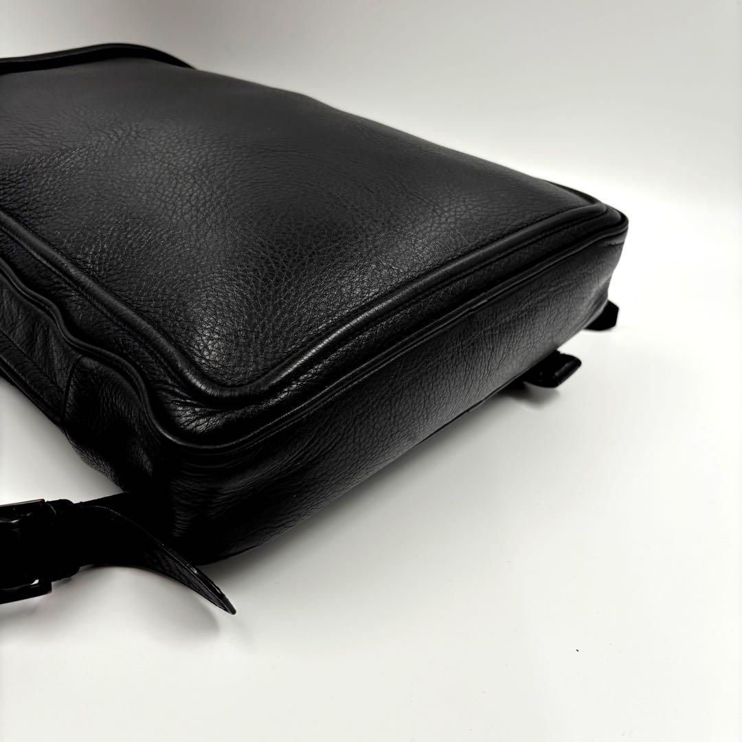 ✨美品✨　objects.io ソフトバックパック ミディアム レザー ブラック