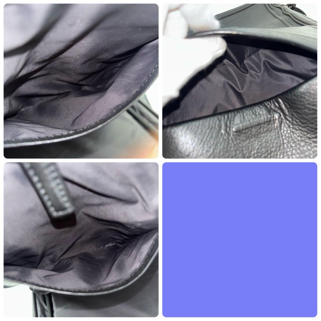 ✨美品✨　objects.io ソフトバックパック ミディアム レザー ブラック