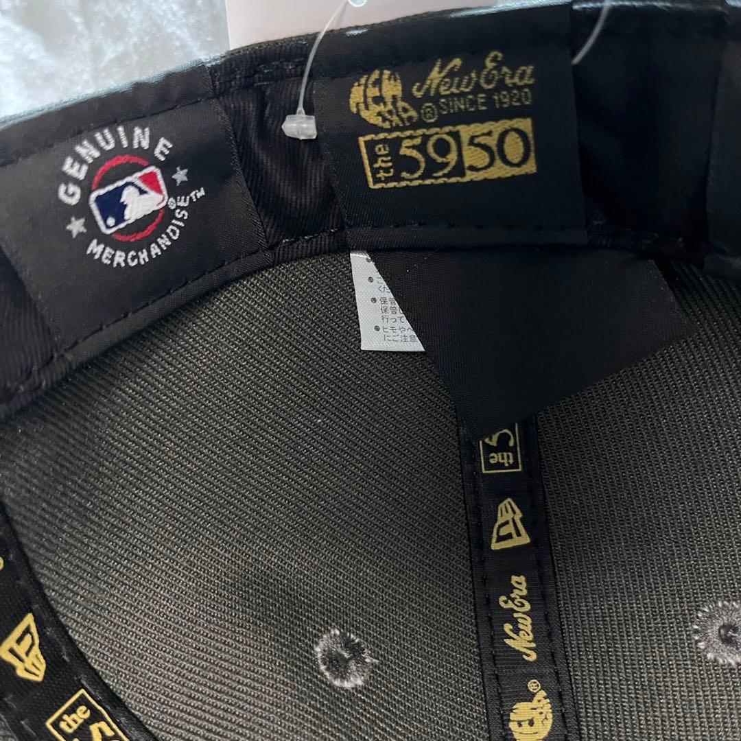 は*ろ様 NEWERA 59FIFTY ダークグレー キャップ 7 1/4