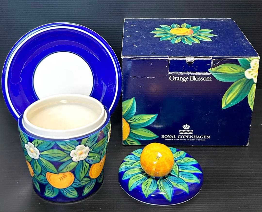 ※レア　ロイヤルコペンハーゲン　オレンジブロッサム　ママレードポット　※未使用品