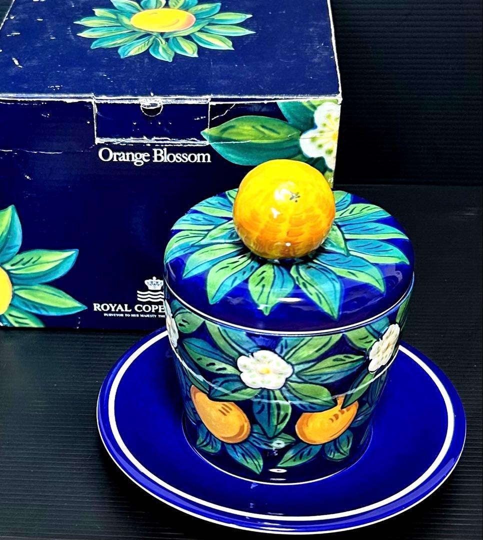 ※レア　ロイヤルコペンハーゲン　オレンジブロッサム　ママレードポット　※未使用品