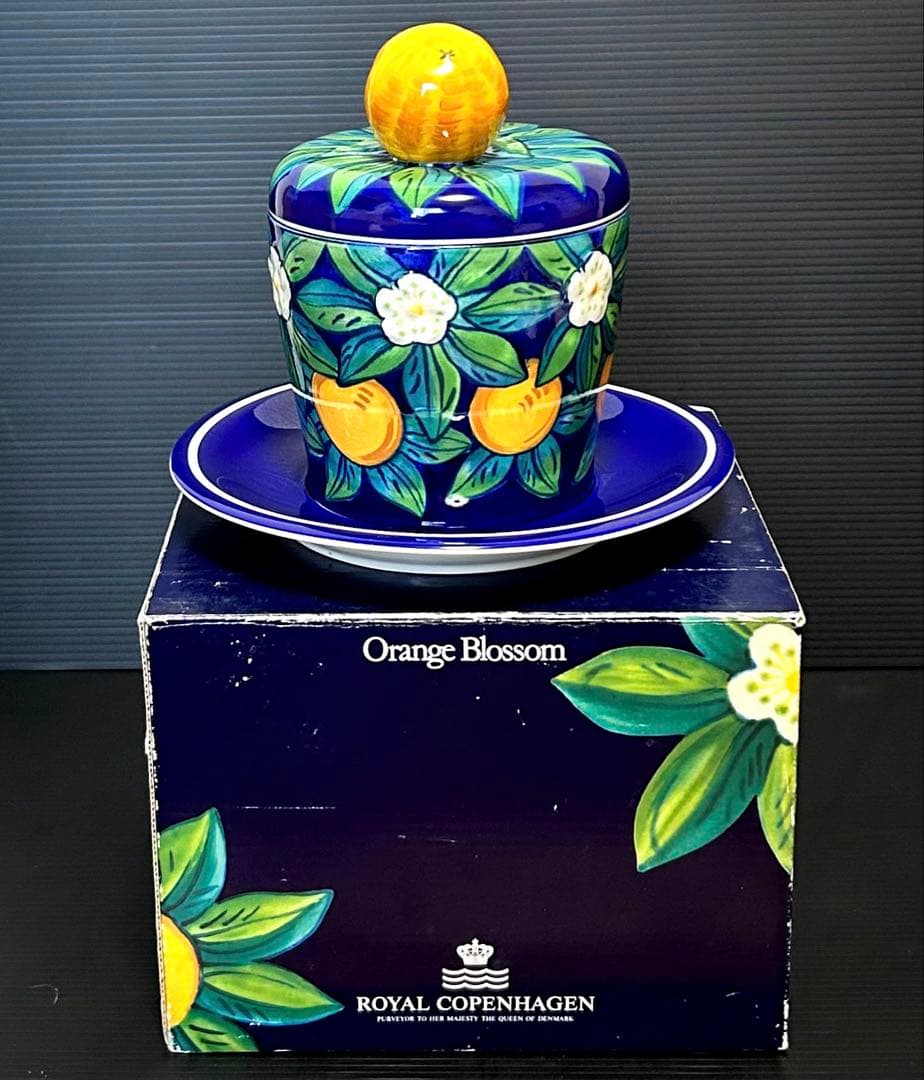 ※レア　ロイヤルコペンハーゲン　オレンジブロッサム　ママレードポット　※未使用品