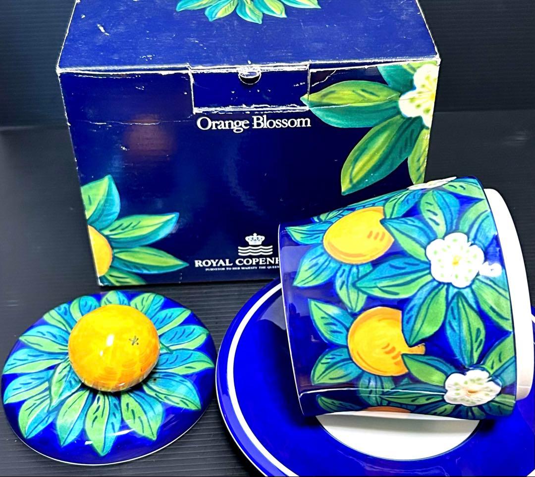 ※レア　ロイヤルコペンハーゲン　オレンジブロッサム　ママレードポット　※未使用品