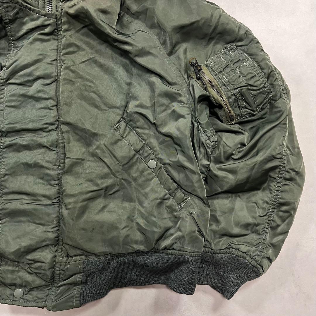 80s AVIREX N-2B usa カーキ フライトジャケット 1983