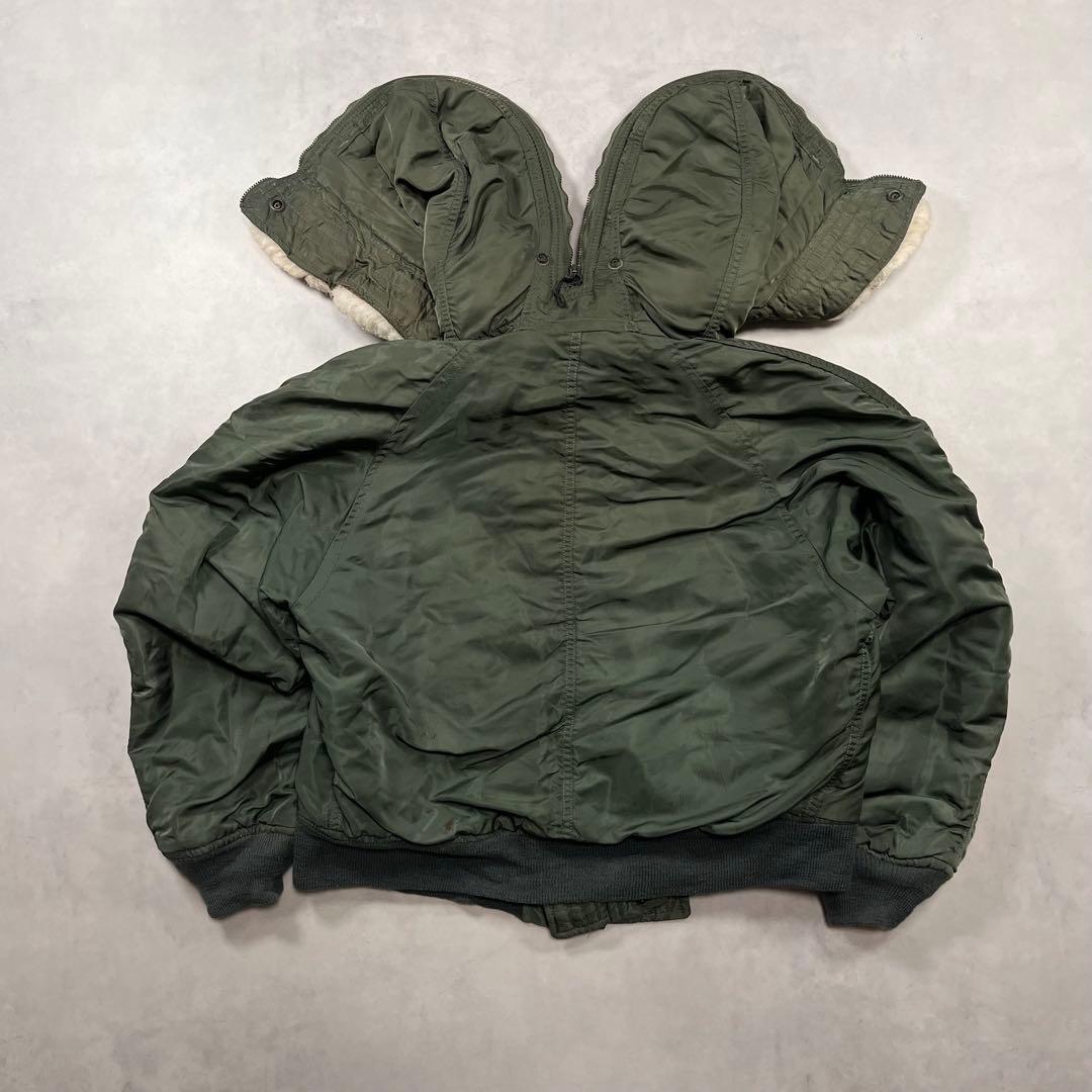80s AVIREX N-2B usa カーキ フライトジャケット 1983
