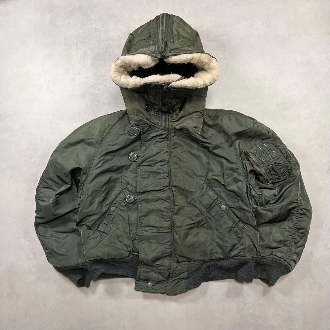 80s AVIREX N-2B usa カーキ フライトジャケット 1983