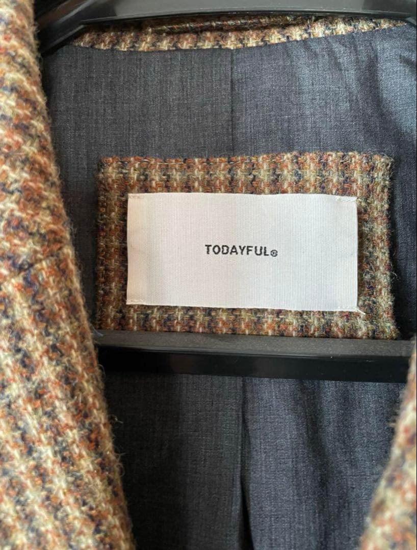 ジャケット・アウター todayful Wool 100 check jacket