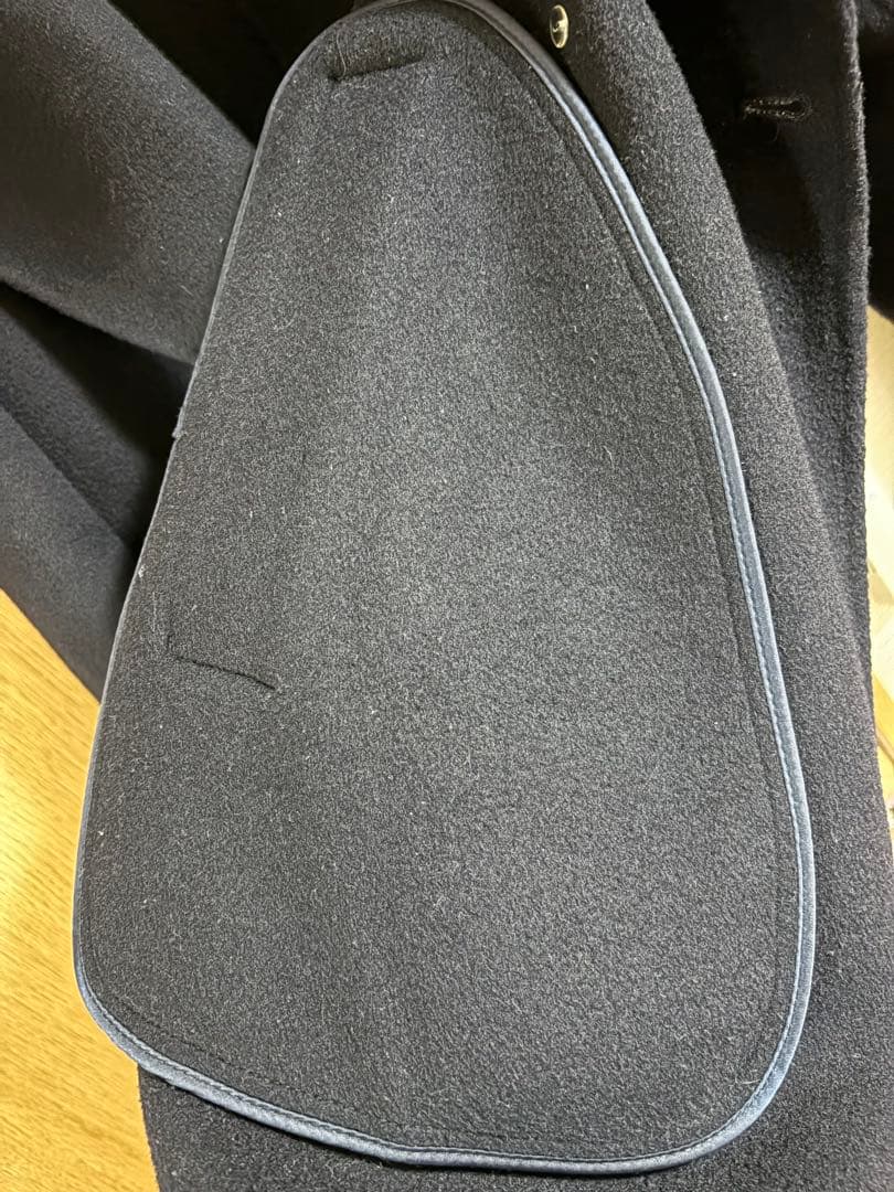 and me / evernavy ウールリバーPコート　ネイビー　M