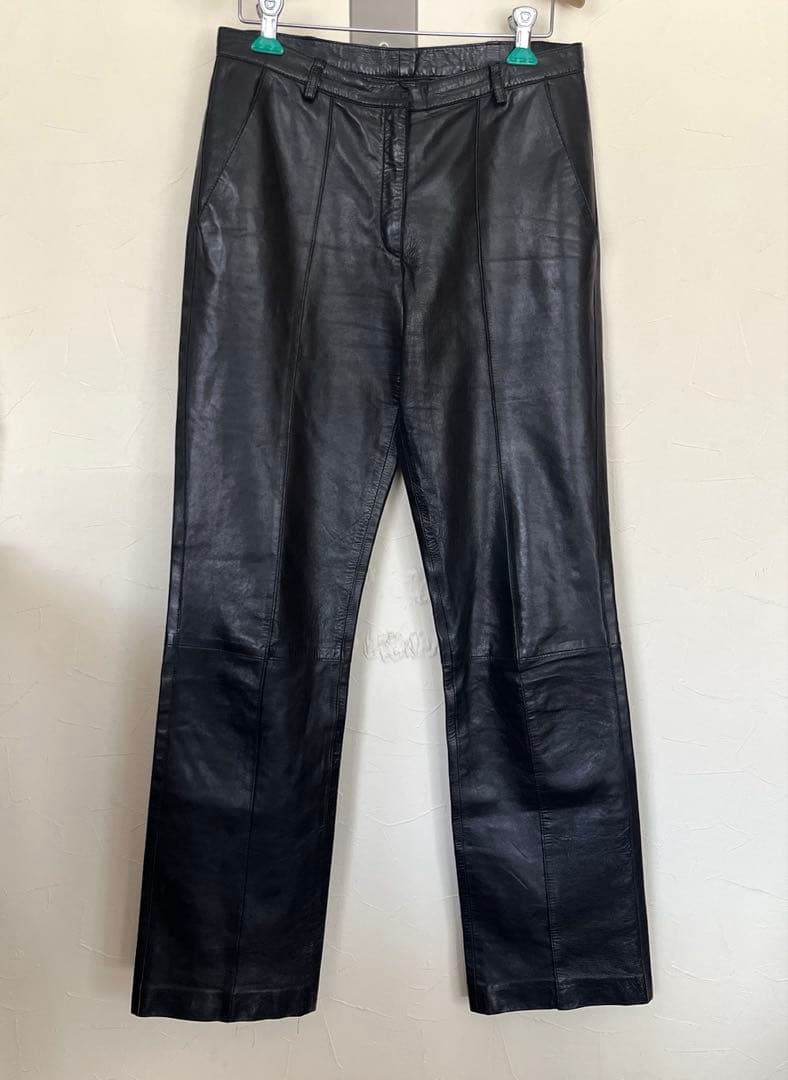 BOTTEGA VENETA ボッテガヴェネタ レザーパンツ レザースラックス