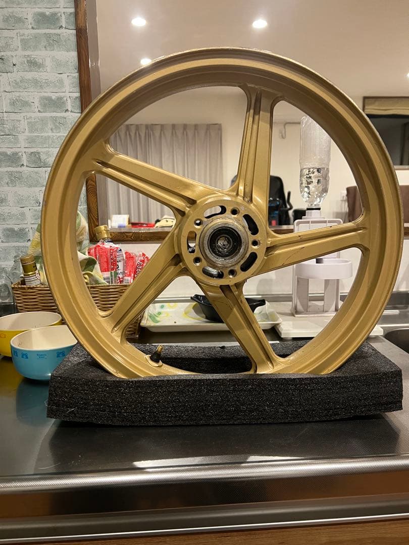 ゼファー400 ホイール　純正　金