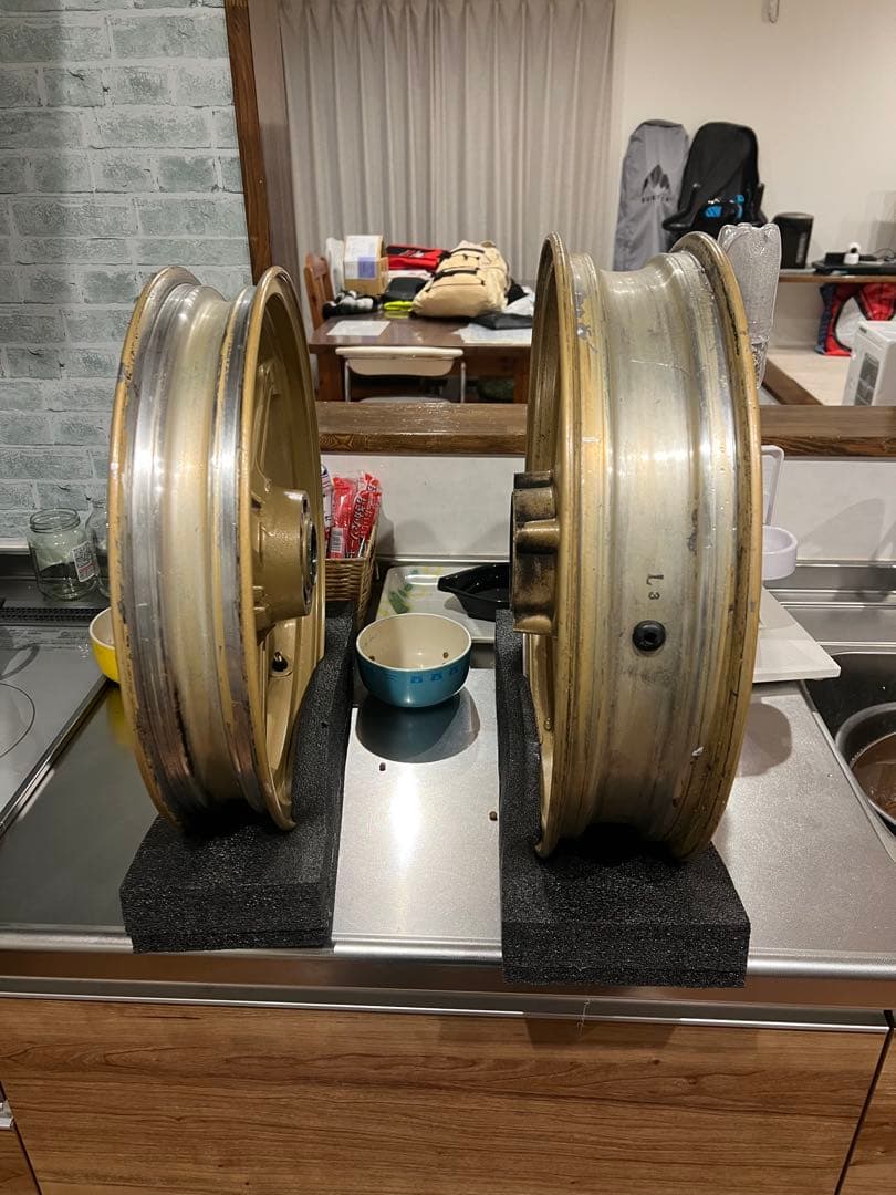 ゼファー400 ホイール　純正　金