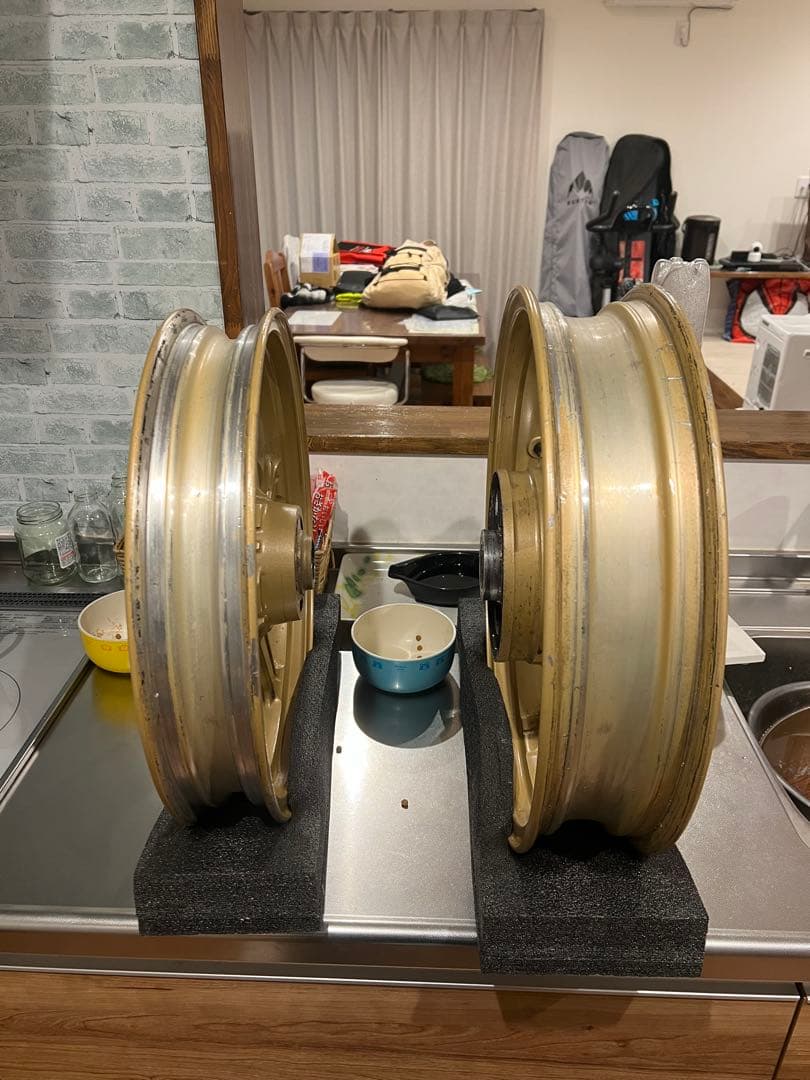 ゼファー400 ホイール　純正　金