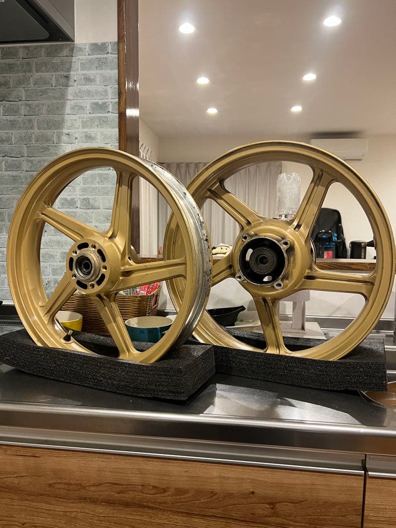 ゼファー400 ホイール　純正　金