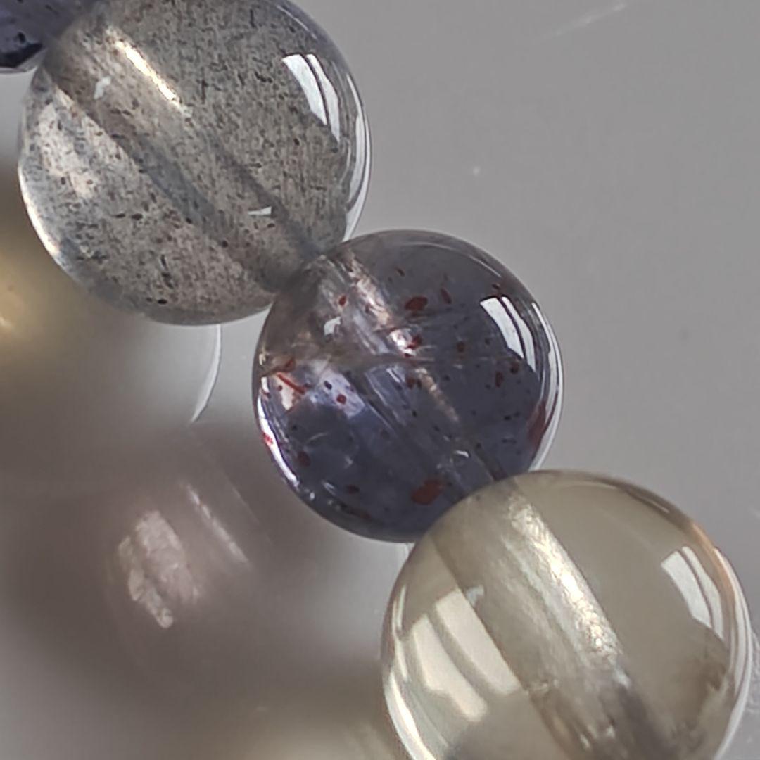 専用です♡ルベライト✡トルマリンちび貔貅のクリア華奢ブレス