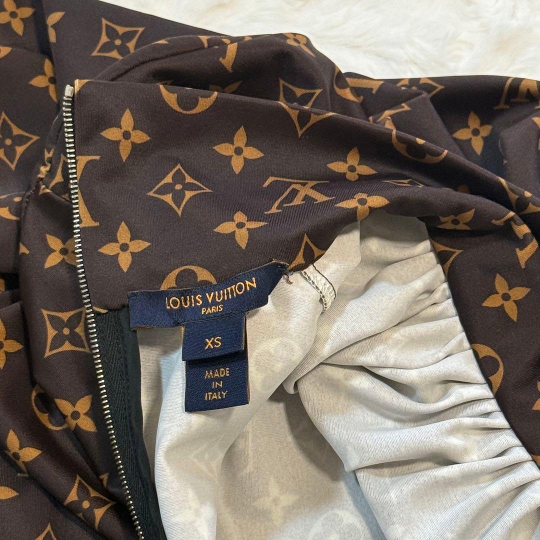 ルイヴィトン モノグラム タートルネック長袖カットソー XS