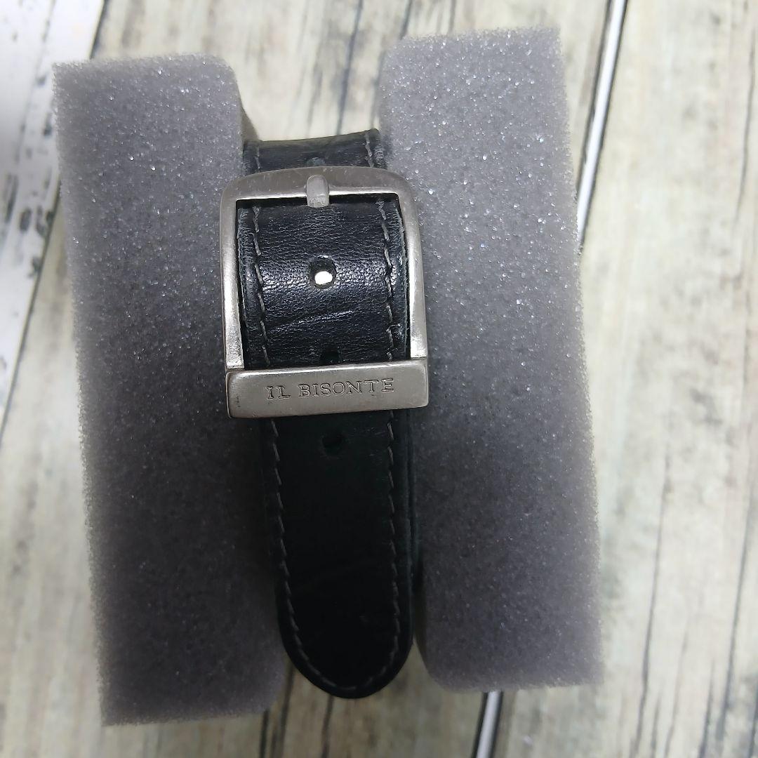 Nendoイルビゾンテ　アナログ腕時計牛革ベルト付き サン&ムーン