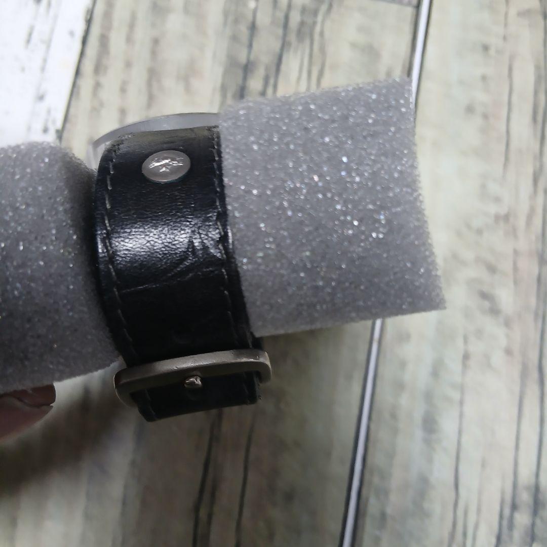 Nendoイルビゾンテ　アナログ腕時計牛革ベルト付き サン&ムーン