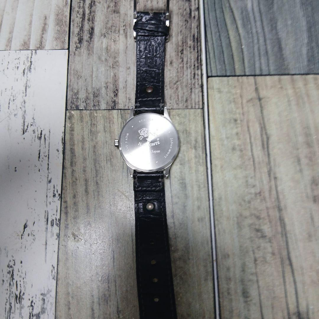 Nendoイルビゾンテ　アナログ腕時計牛革ベルト付き サン&ムーン