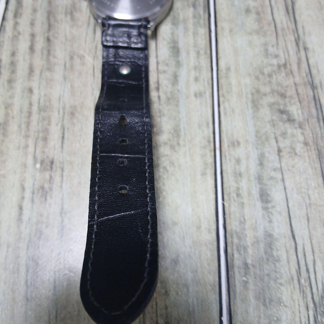 Nendoイルビゾンテ　アナログ腕時計牛革ベルト付き サン&ムーン