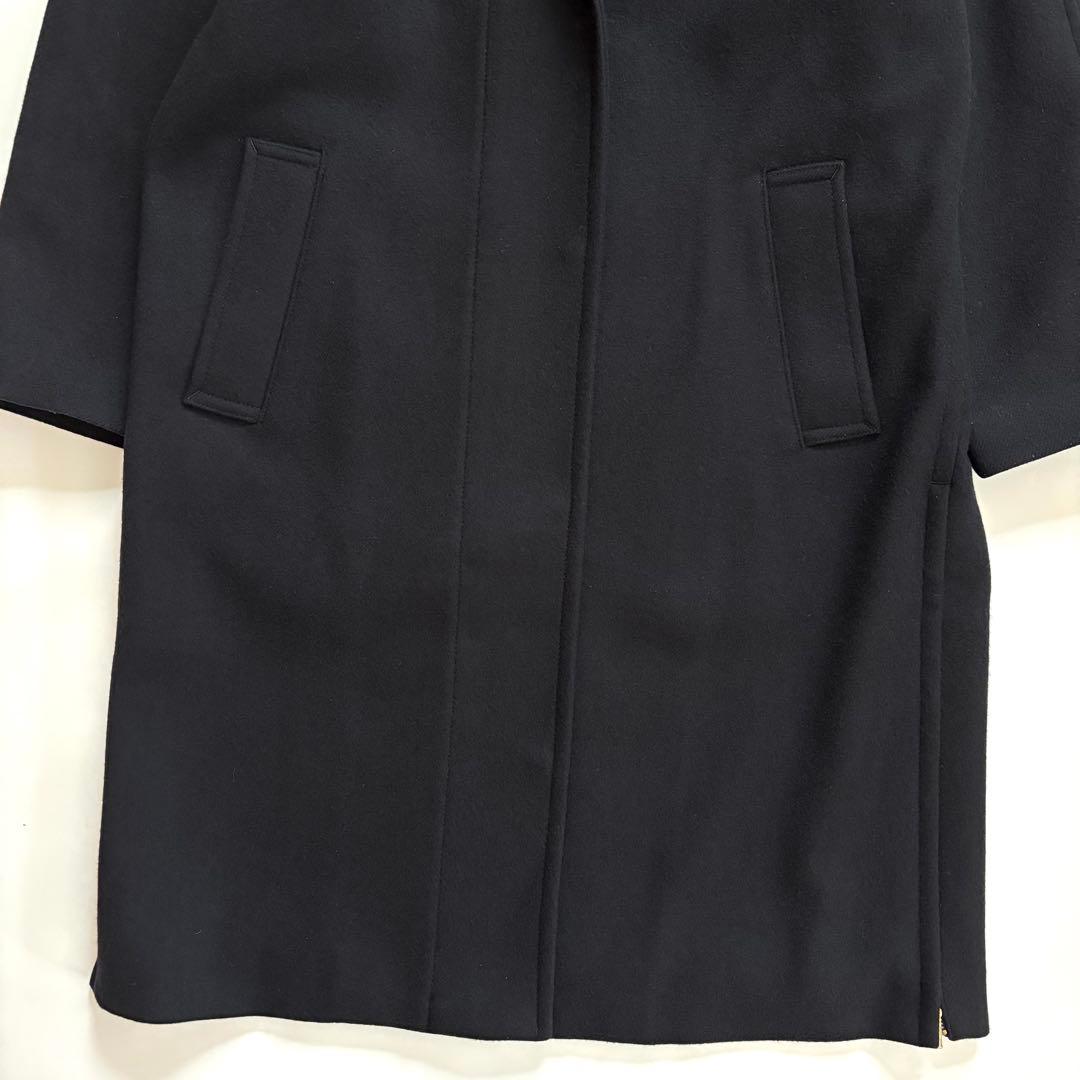 美品 フレームワーク ハミルトン フードコート 紺 ネイビー 38