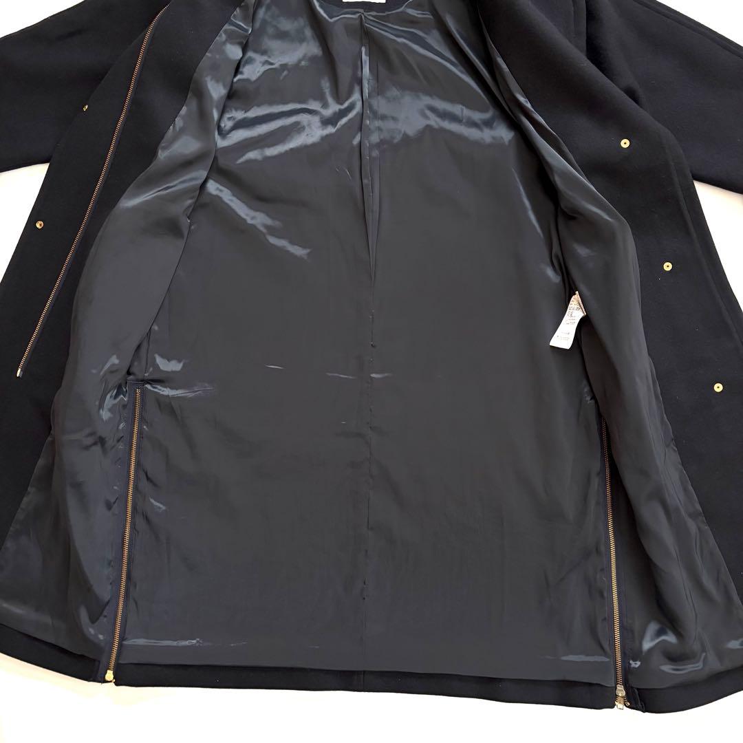 美品 フレームワーク ハミルトン フードコート 紺 ネイビー 38