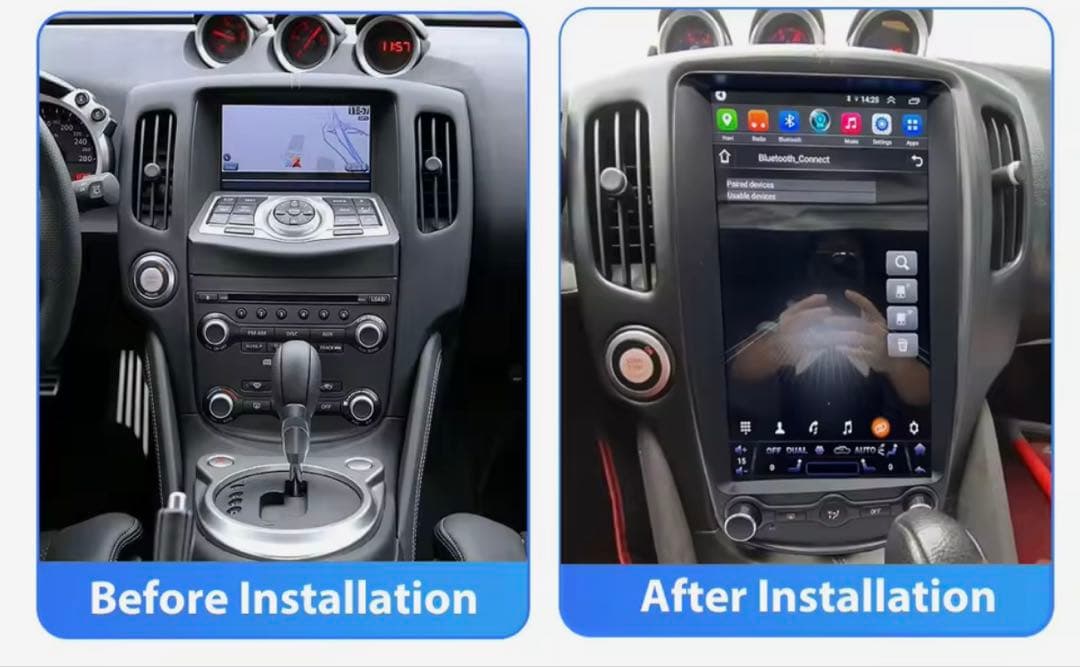 日産　フェアレディZ z34 NISMO Androidナビ