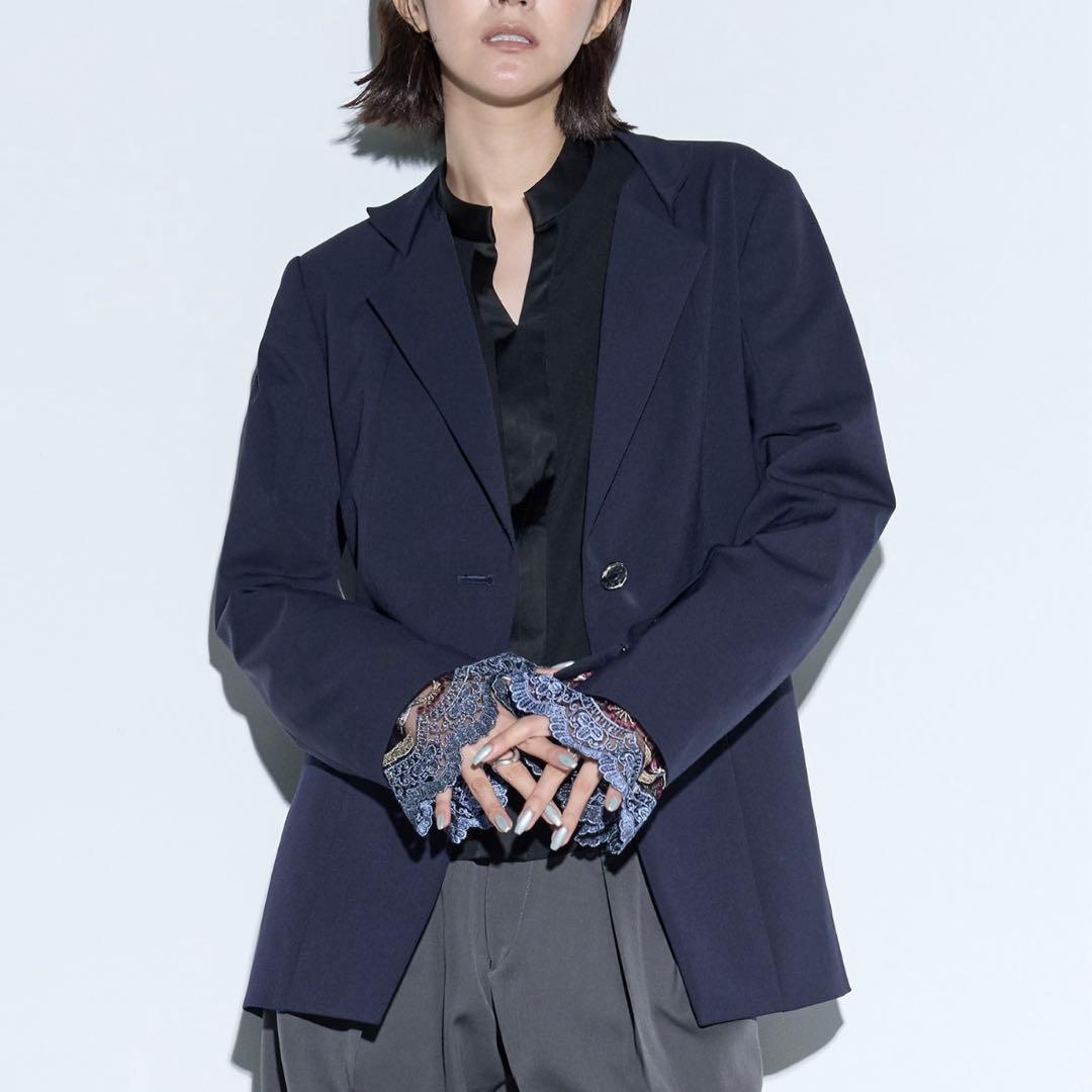 【MURRAL/ミューラル】Slit sleeve lace jacket 1