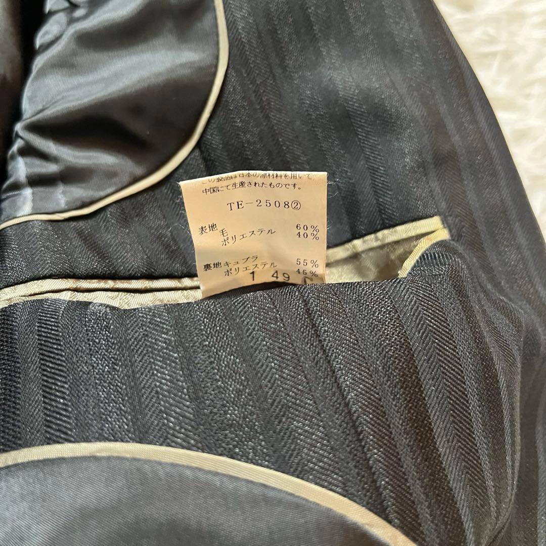 【早い者勝ち】MEN'S TENORAS スリーピース　スーツ　ブラック