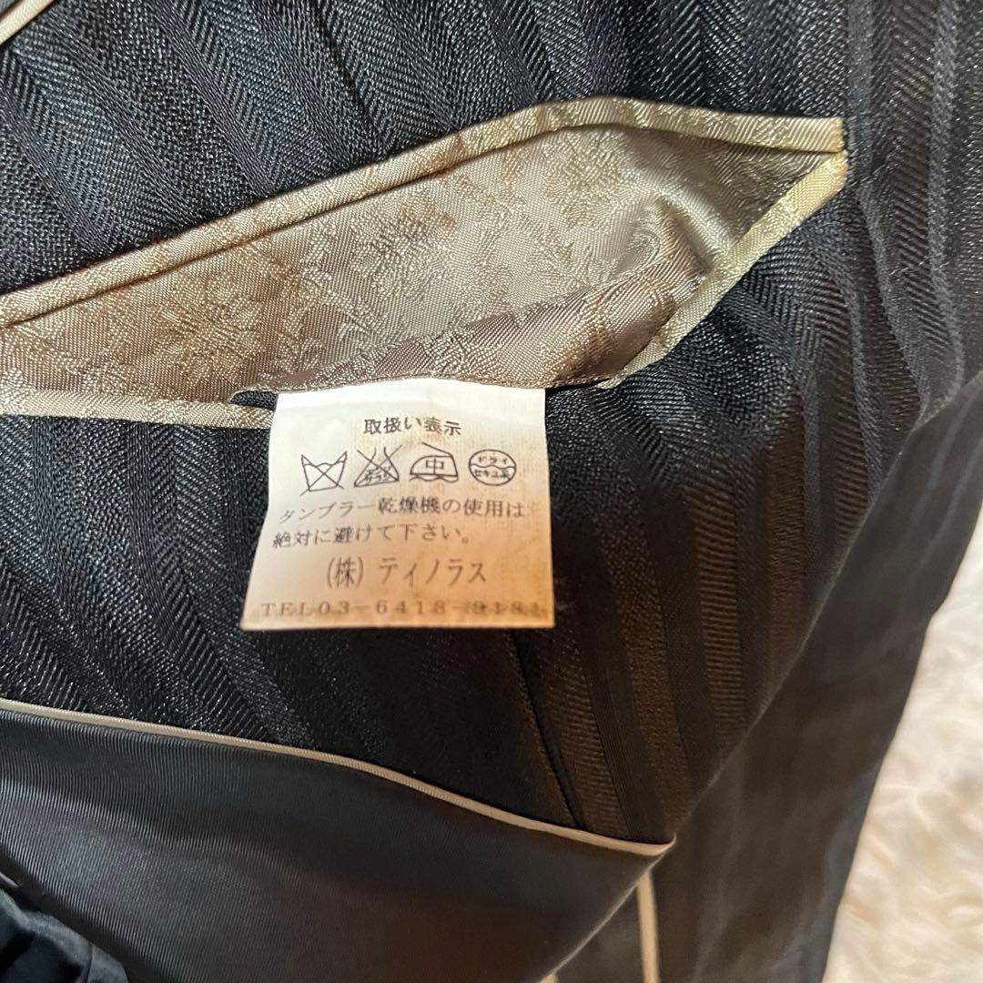 【早い者勝ち】MEN'S TENORAS スリーピース　スーツ　ブラック