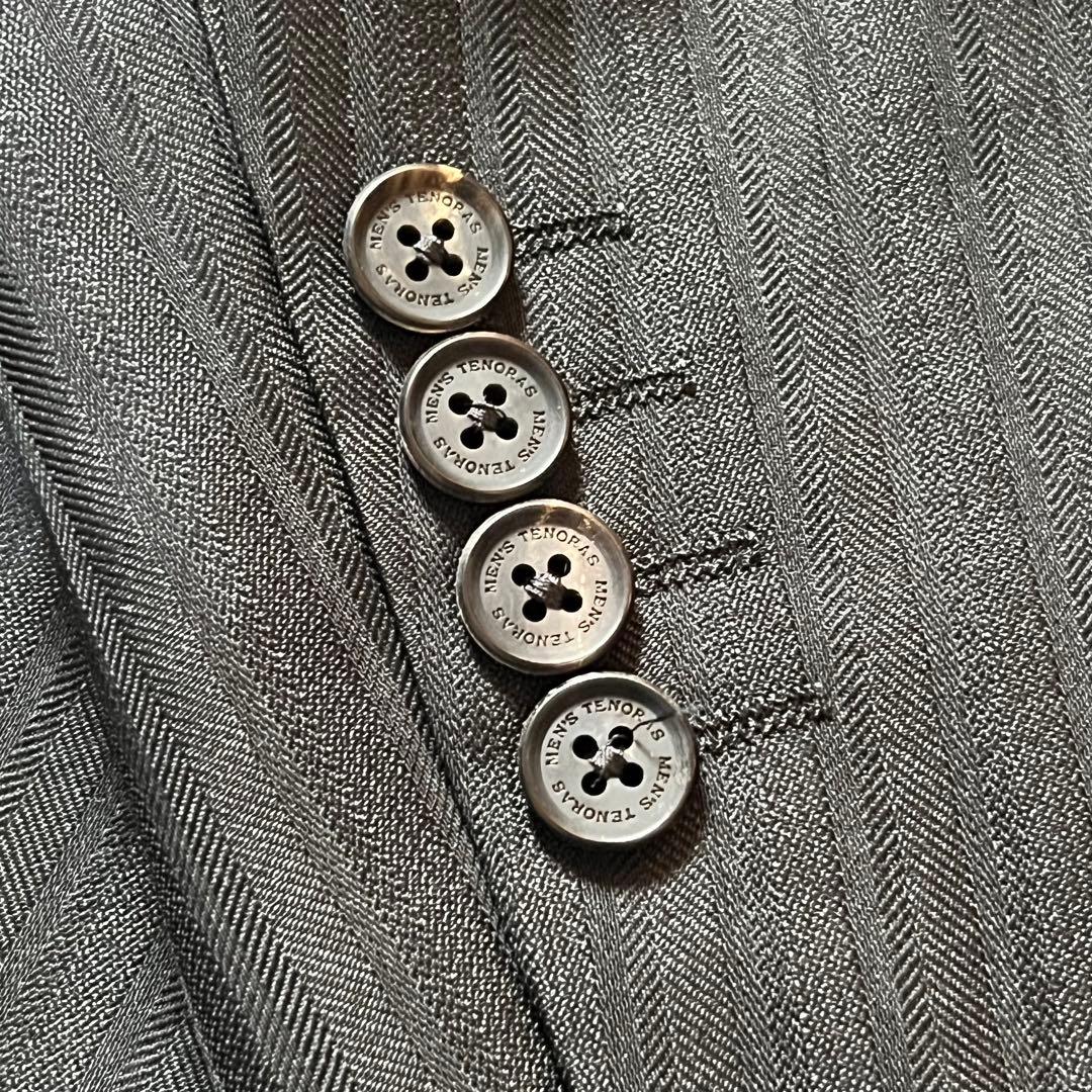 【早い者勝ち】MEN'S TENORAS スリーピース　スーツ　ブラック